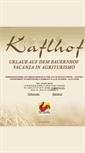 Mobile Screenshot of kaflhof.com