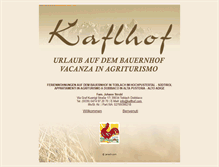 Tablet Screenshot of kaflhof.com